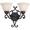 Maxim Lighting Manor 2-Light 15.5" Wide Oil Rubbed Bronze Wall Sconce 12212FIOI - alternate 1